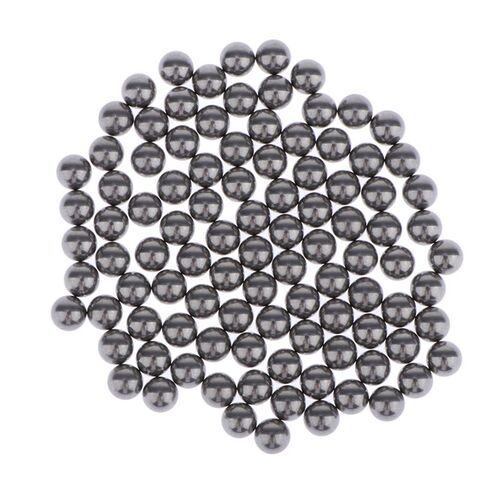 100pack 5mm Round Stainless Steel Mini Paint Mixing Balls Mo