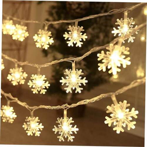 Snowflake LED Lights Christmas Decoration Home Xmas Tree Han