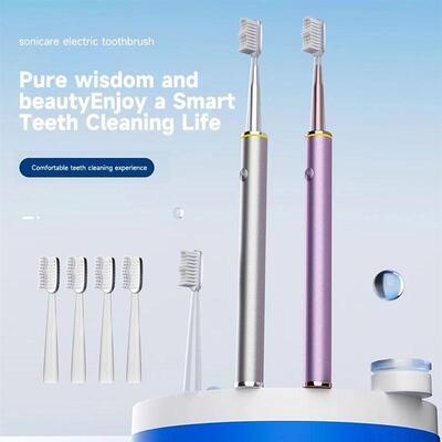 Intelligent electric toothbrush with DuPont soft hair and mu