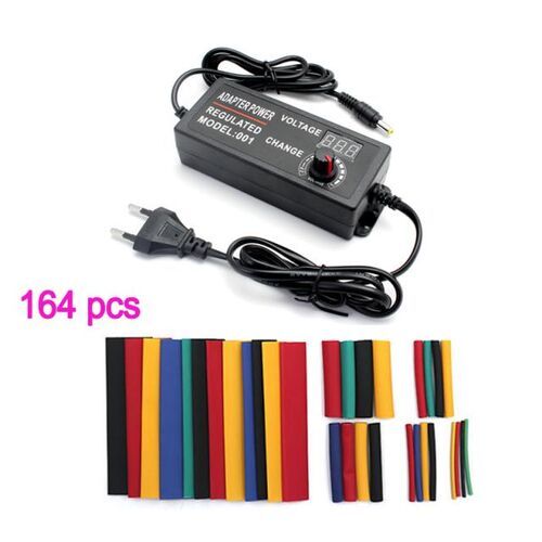 AC DC Power Adjustable Adapter Female Connect 3V  24V 3A M