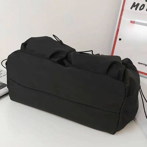 Fashionable Crossbody Bag with Drawstring Accent - Spacious