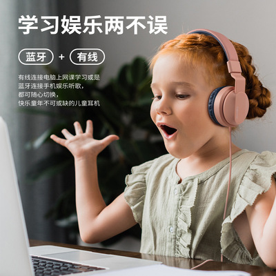 Wireless Earphones kids Headphone Children Bluetooth Headset