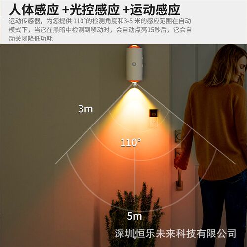 Colorful Gradient Light Atmosphere Night Light Intelligent H