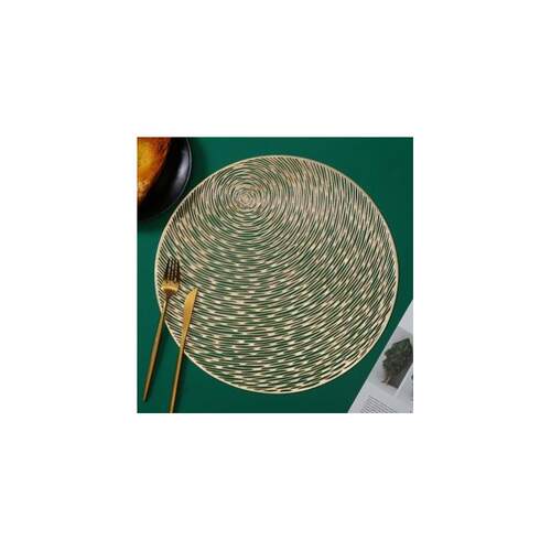 PVC placemat hibiscus flower table mat non-slip insulation