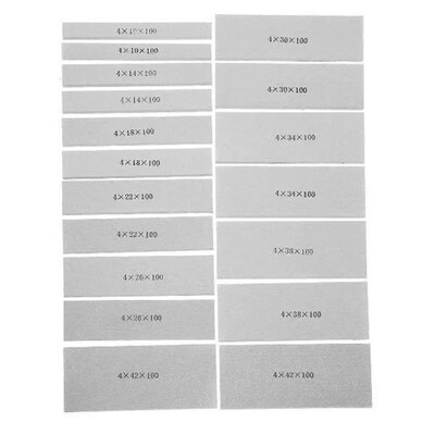 18Pcs 9 Pairs Alloy Steel Parallel Pad Gauge B