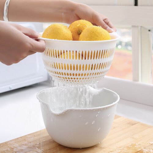 Creative Japanese basket xiancai basins fruit bowl home