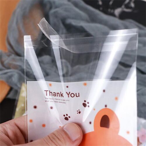 100pcs Self Sealing OPP Clear Bag Pouch Packaging for Small