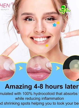 126/132Pcs New Colorful Invisible Acne Removal Pimple Patch