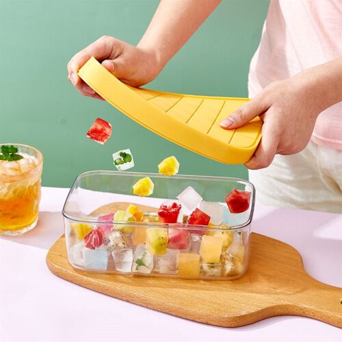 Ice Cube Tray ice ball maker Silicone Mold ice storage box