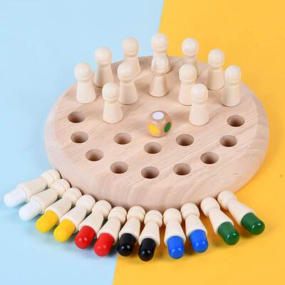 Color Memory Chess Match Game Intellectual  Board Games