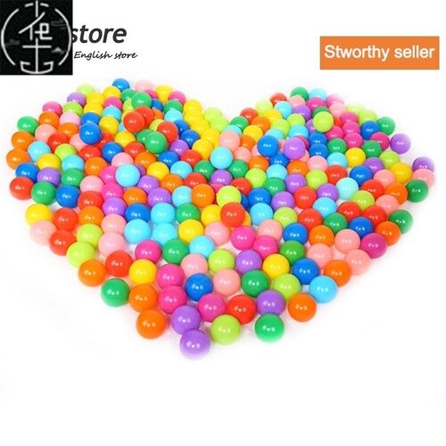 100 Baby Kids Swim Pit Balls Toy Colorful ball Soft Plastic