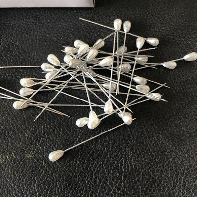 288 Pcs Dressmaker Pins Water Drop Bead Needle Wedding