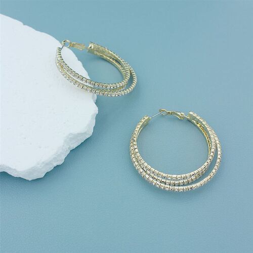 Factory direct sales of 3-layer circular steel wire rhinest