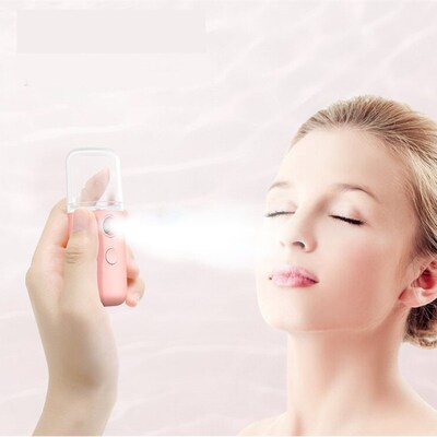 Mini USB Nano Facial Mister Handy Cool Mist Spray Machine Fa