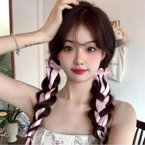 2026  Fashion Cloth Ribbon Hair Clip Clamp Sweet Bow Hairpin