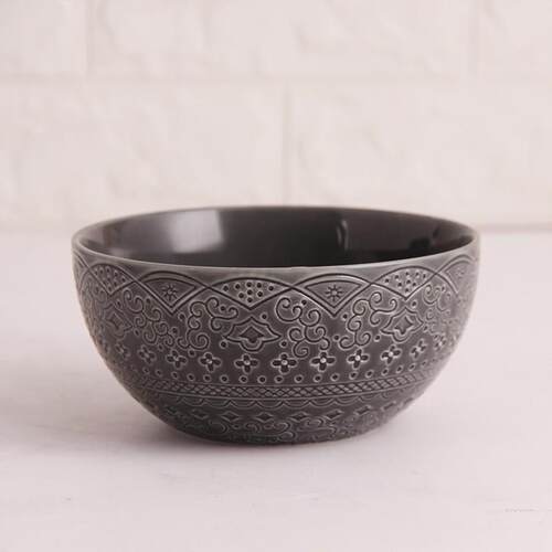 Delicate Relief Pattern Retro Dinnerware Ceramic tableware