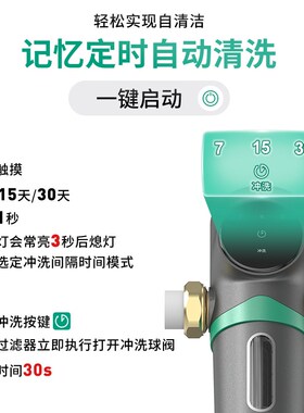 wilo威乐前置全自动智能清洗T大流量家用全屋反冲洗净水器