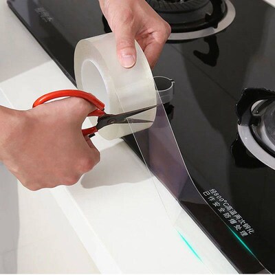 Kitchen Sink Waterproof Mildew Strong Self-adhesive Transpar