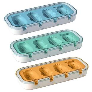 4 Holes Popsicles Makers Kitchen Gadgets Ice Popsicles