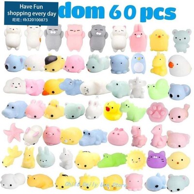 60 PcS SquiShieS Mochi AniMA SquiShy ToyS for KidS PArTy