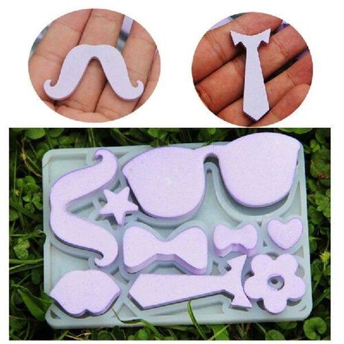 2Pcs Bear Silicone Molds For Chocolate Cake Decoration