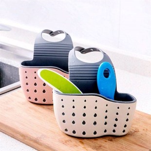 Sink Shelf Soap Sponge Drain rack Kitchen Organizer Holder