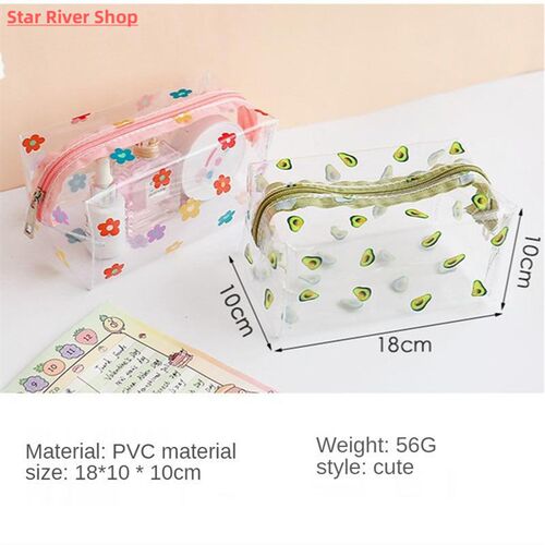 Big Waterproof Transparent Pencil Case PVC Stationery Gift G