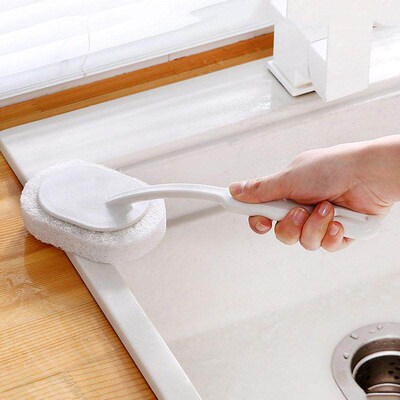 Bathroom long handle Sponge wipe Wall cleaning brush