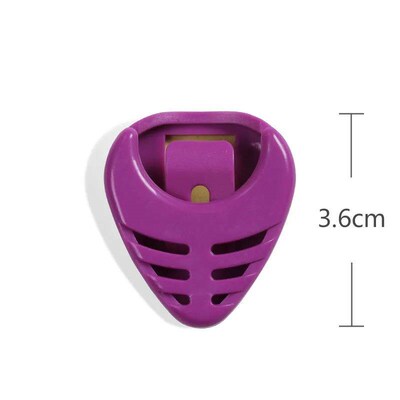 2024 hot small beautiful box guitar pick 7 color 3.6cm high