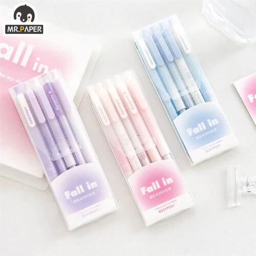 Mr. Paper Gradient Color Gel Pen Set INS Style Good-looking