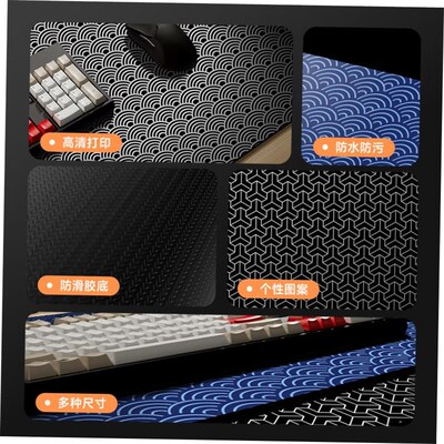 leather computer desk mat large mouse pad black writing ta