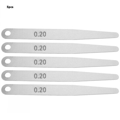 5pcs 0.2 Stainless Steel Feeler Gauge Ruler Welding Inspecti