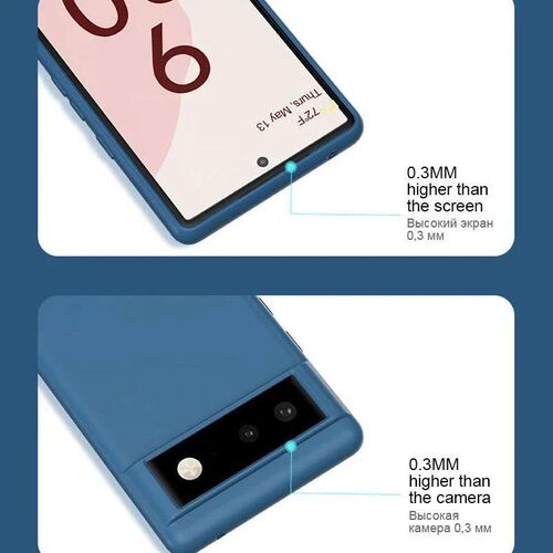 Luxury Liquid Silicone Case For Google Pixel 6 8 7 Pro 7A 6A