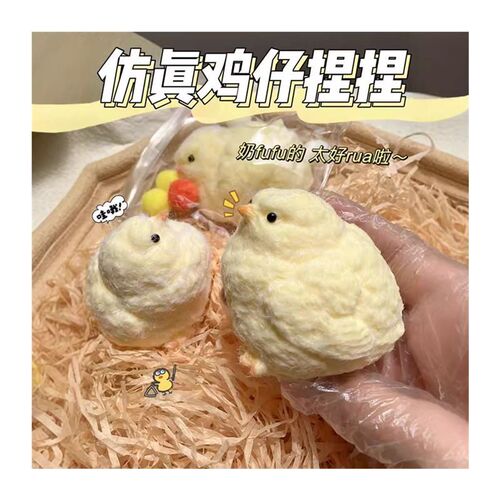 Chick Taba Squishy Toys Ultra Soft Squeeze Fidget rua泥感鸡