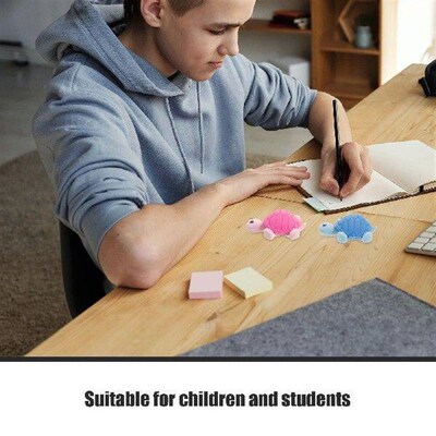 24 Pcs Cartoon Eraser Cute Animal Shaped School Supplies