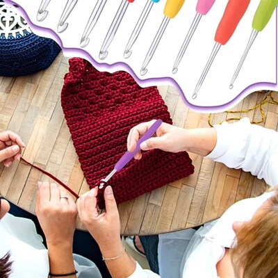 Fenrry Crochet Kit for Beginners Ergonomic Crochet Hook Set