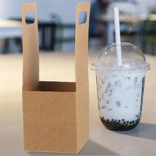 10 Pcs Drink Holder Single Cup Carriers Portable Foldable