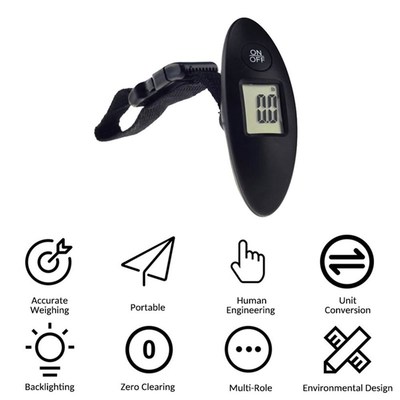 1Pc 40kg/100g LCD Digital Electronic Luggage Scale Portable