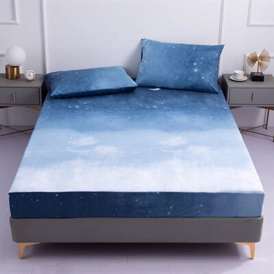Waterproof fitted sheet sheet elastic bedsheet bed cover床笠