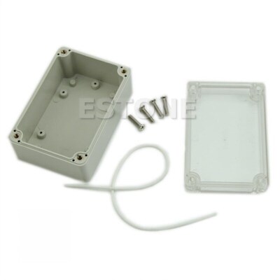 Plastic Waterproof Clear Cover Electronic Project Box Enclos