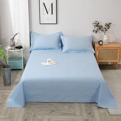 纯棉床单mono color sheet bedsheet bed linen spread cotton1.8