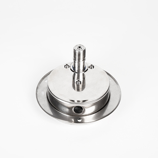 不锈钢压力表Y100BFZT轴向带边面板式 耐温型防腐蚀1.MP 固定安装