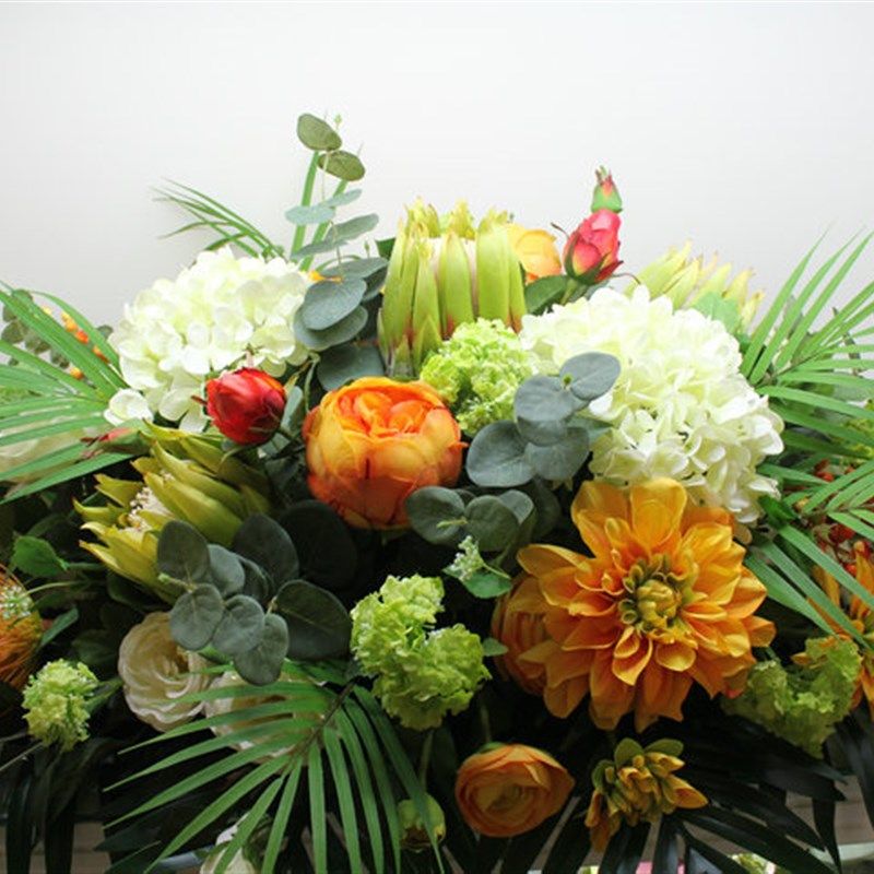 新款仿真桌花会议商务用花长桌花办公室桌花假花台式花餐桌花插花,家居饰品,仿真花/假花,淘宝优惠券,粉丝福利购,淘宝优惠卷