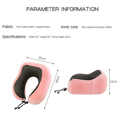 U Shaped Memory Foam Neck Pillows Soft Travel Pillow Massage