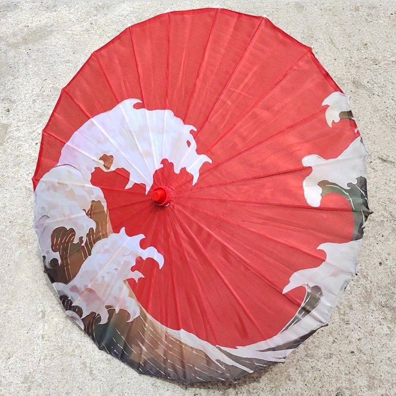 神乐漆绘川行COS伞舞蹈道具伞装饰伞拍照神乐ver神威银魂深绸布伞,家居饰品,工艺伞,淘宝优惠券,粉丝福利购,淘宝优惠卷