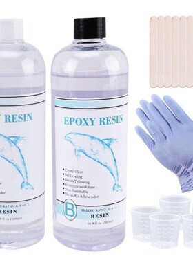 1:1 Clear Epoxy Resin Crystal Clear Art Resin Epoxy 2 Part