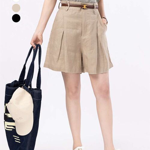 Suding Cotton and Linen New Arrival Linen Summer Casual Skir