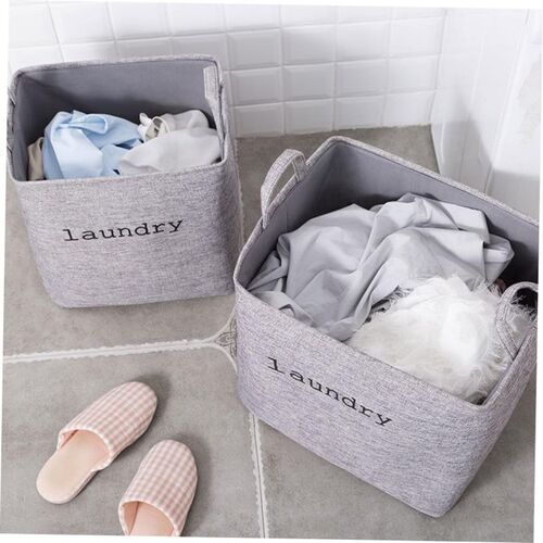 folding large size dirty clothes fabric basket laundry box