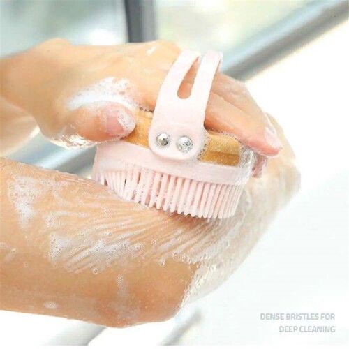 Smooth Skin Wooden Body Scrubber Soft Bristle Deep Cleaning