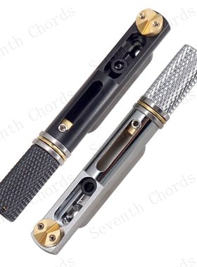 单支分体式分裂式无头电吉他琴桥拉弦板弦桥下驹 Headless Bridge